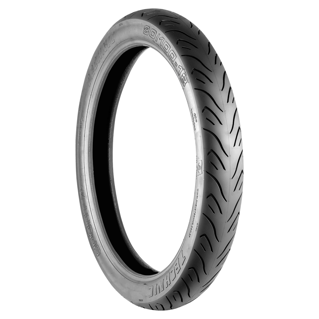 Pneu p/ moto aro 18 * 80/100-18 - diant. citycom 300, suzuki intruder, kasinski cruise, honda sh300 e similares (sport r) s/câm.